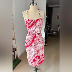 Violets in May Keala Hawaiian with Overskirt size 8